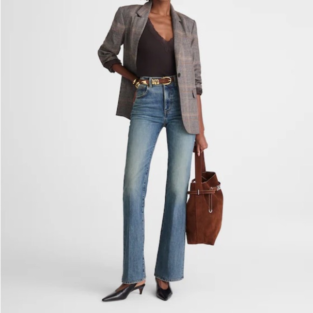 Madewell Petite Vintage Flare Jean in Bouvier Wash